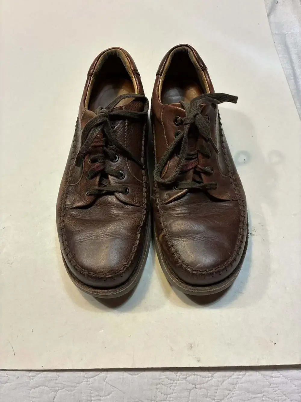 Samuel Hubbard Get-Up Men's Brown Leather Moc Toe Derby Shoes